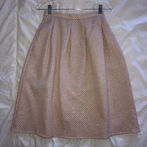 H&M A-Line Skirt in Light Pink